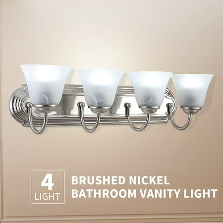 4 light bathroom fixture crystal 4light brushed nickel bathroom vanity light bath fixture alabaster glass 4 light bathroom fixture crystal 4light brushed nickel bathroom vanity light bath fixture alabaster glass